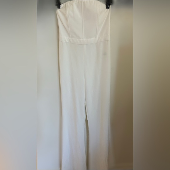 Alice + Olivia NWT white Laverne jumpsuit size 2 - Picture 6 of 11